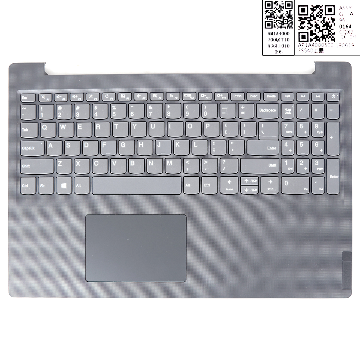 Picture of New Replacement Laptop Cover For Black Lenovo IdeaPad V15 V15-IIL V15-IGL V15-ADA V15-IKB V15-IWL 2020 US Keyboard Palmrest